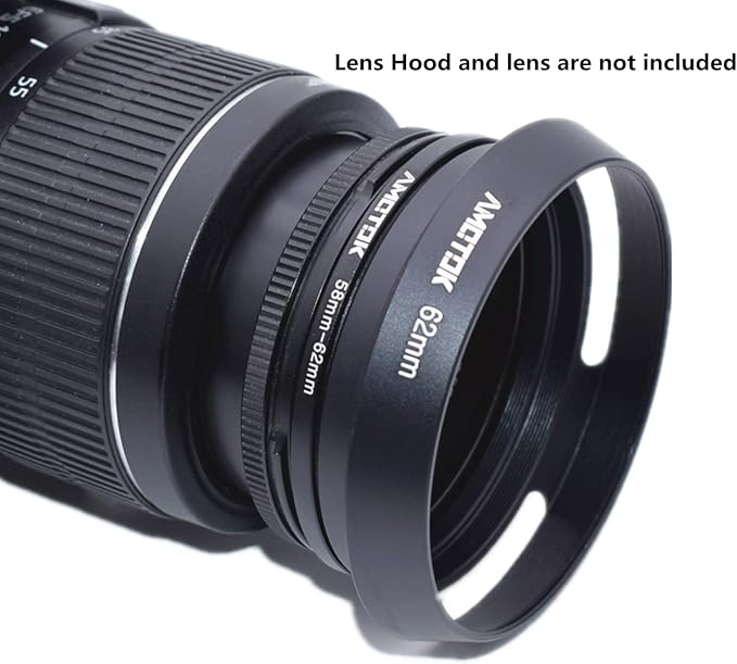 58mm to 62mm Camera Filters Ring Compatible All 58mm Camera Lenses to 62mm UV - Image 8
