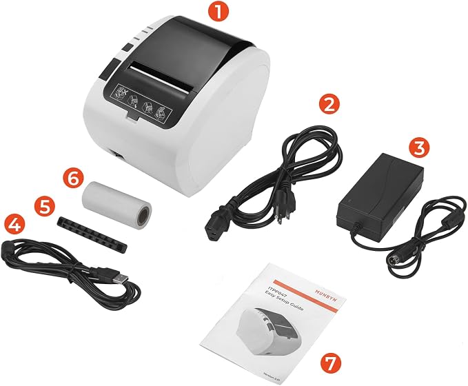 MUNBYN WiFi Thermal Receipt Printer - Image 7