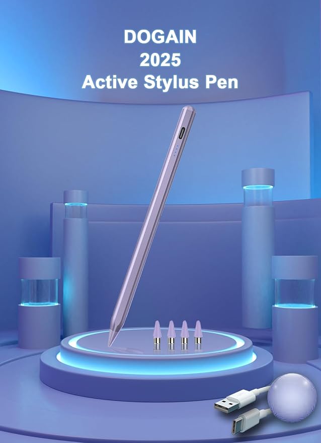 Stylus Pens for Touch Screens Power-Display Tablet Pen POM Tip Magnetic Digital - Image 7