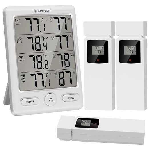 Geevon Indoor Outdoor Thermometer Wireless - Image 8