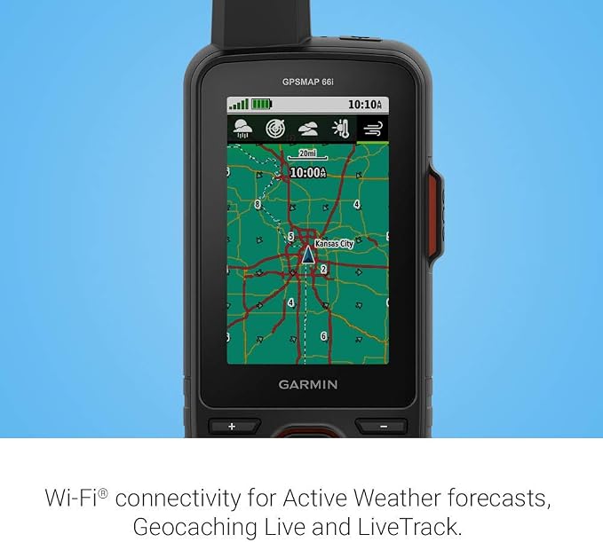 Garmin GPSMAP 66i, GPS Handheld and Satellite Communicator, Featuring - Image 6