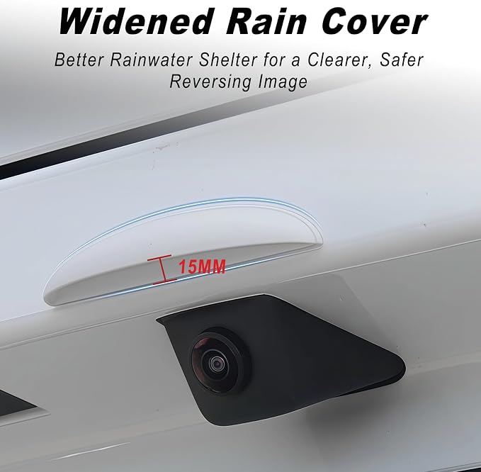 Car Rear View Camera Cover, Anti-Rain Backup Camera Rain Shield, Silicone - Image 6