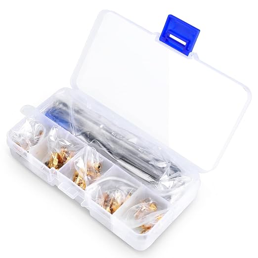 Comgrow 25PCS MK8 Ender 3 V2 Nozzles 0.4MM, 3D Printer Brass Hotend Nozzles - Image 8