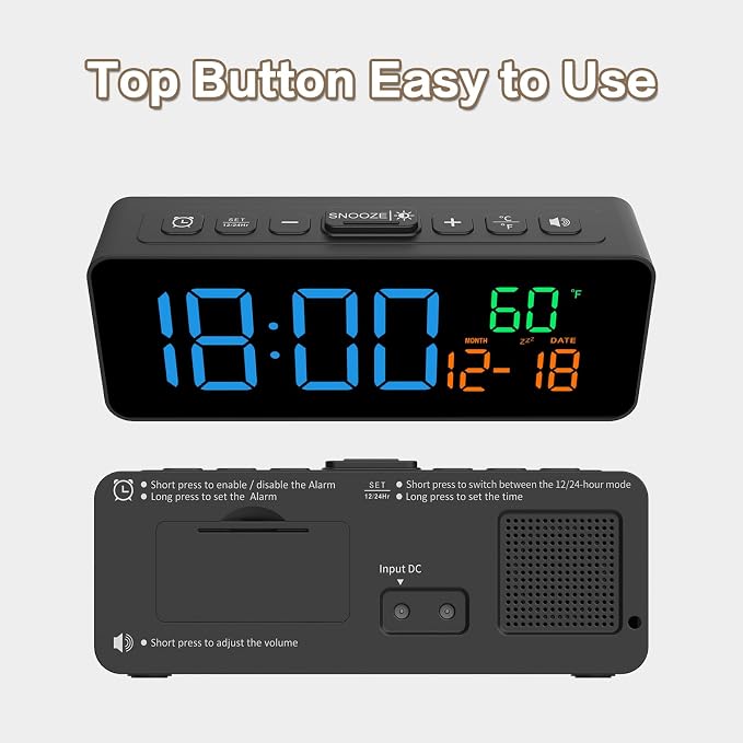 Netzu 3-in-1 Digital Clocks for Living Room - Image 8