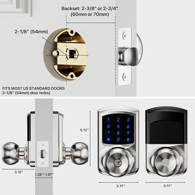 HIDALIFE Keyless Entry Door Lock - Image 7