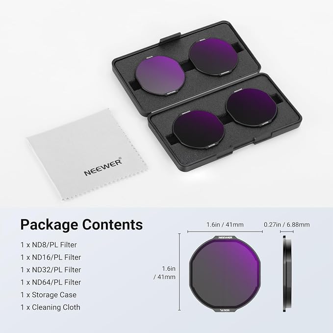 NEEWER ND/PL Filter Set Compatible - Image 8