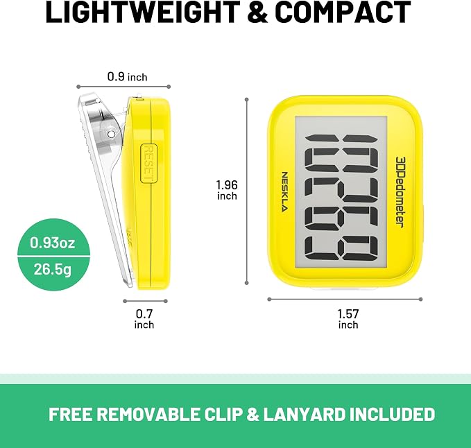 3D Pedometer for Walking, Simple Step Counter - Image 6