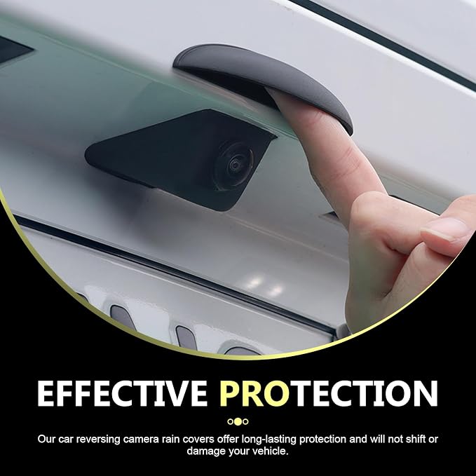 Car Rear View Camera Anti-Rain Cover, ABS Reversing Camera Protection - Image 7