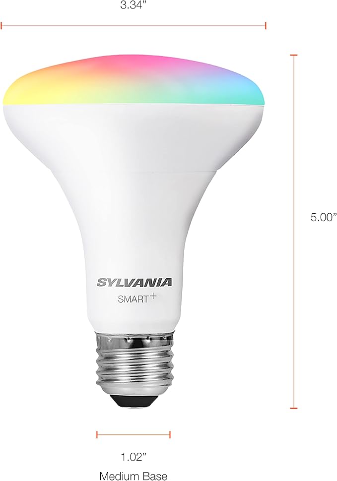 Sylvania WiFi LED Smart Light Bulb, 65W Equivalent Full Color and Tunable White - Image 6