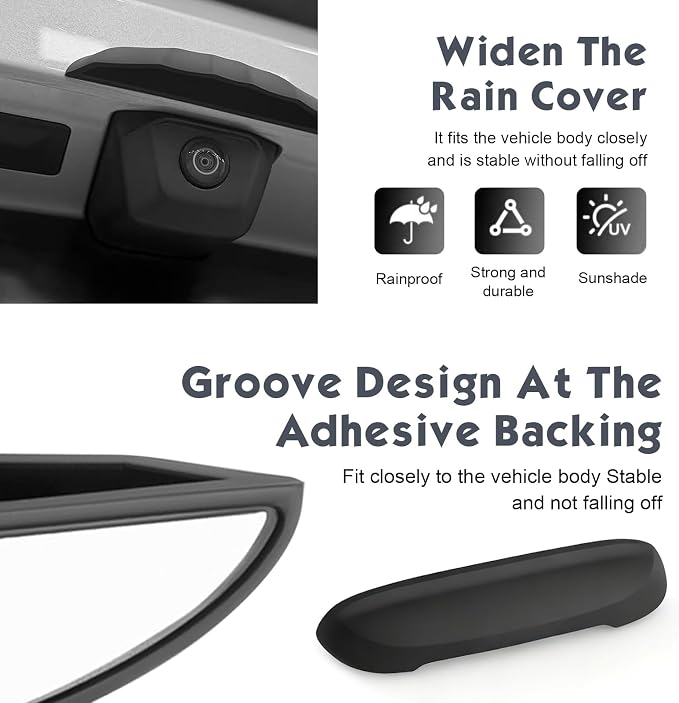Car Rear View Camera Cover, Heat-Resistant Wider Backup Camera Cover, Anti-rain - Image 7