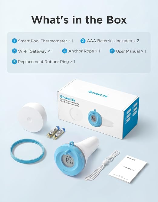GoveeLife Smart Wireless Pool Thermometer P2, - Image 9