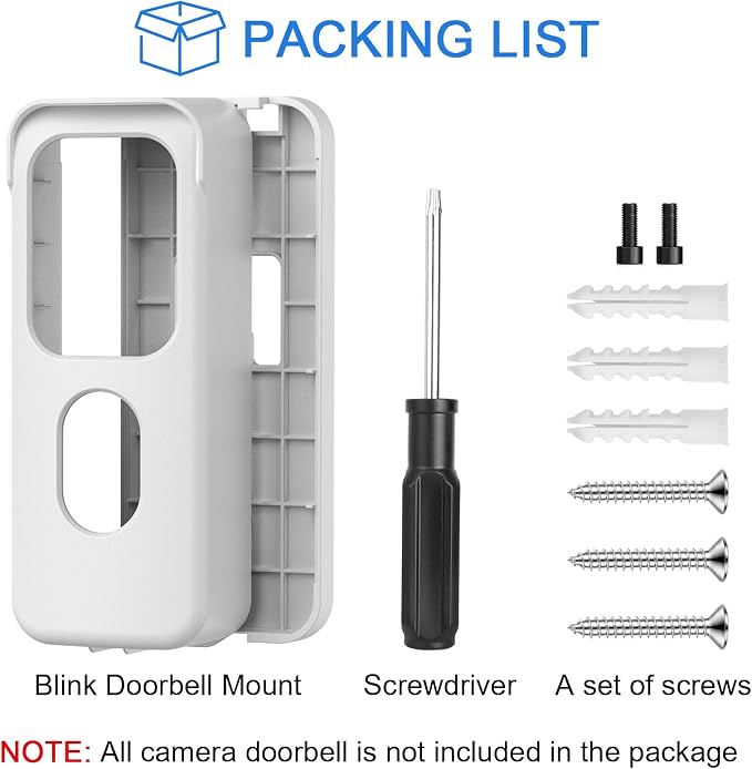 Adhesive Door Mount for All-New Blink Video Doorbell Camera Only, Not Block - Image 7
