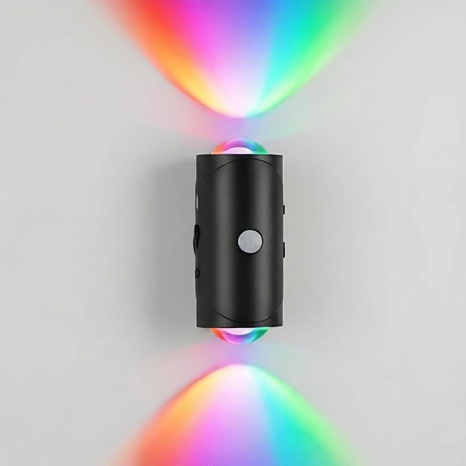 Rechargeable Motion Sensor Night Light, Magnetic RGB Color Changing LED Ambient by ZSYZDL
