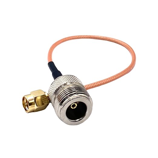 THAODE 2Pcs 9.84 Inch SMA to N Female Coaxial Cables, 50Ohms Type N Connector - Image 5