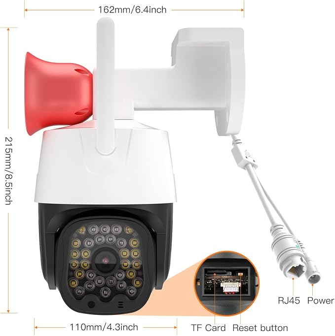 VSTARCAM 3MP Security Camera Outdoor, Home Camera Security, Outdoor WiFi Camera - Image 7