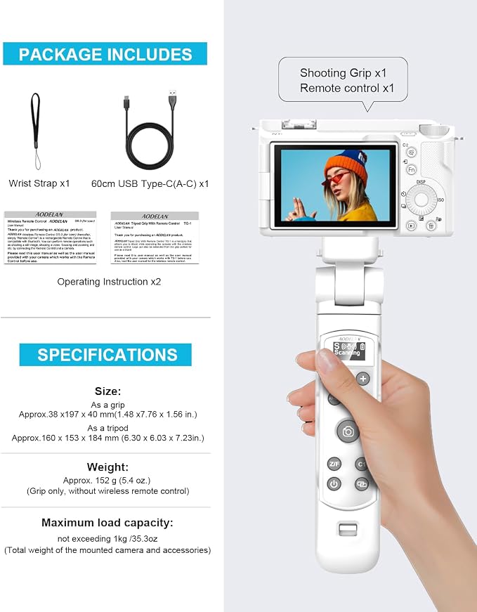 for Sony Tripod with Rechargeable Remote Control - Image 9