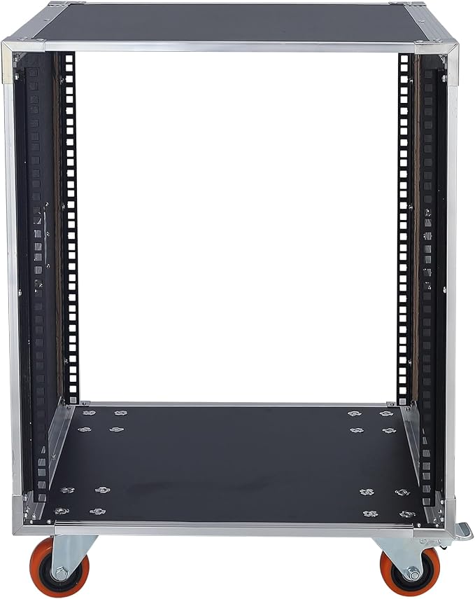AV Gear Rack 12U Home Audio & Video Stage Stereo Equipment Storage Cabinet - Image 9