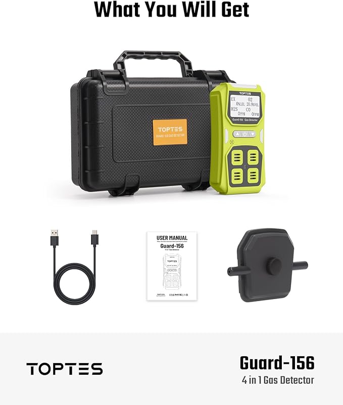 Guard-156 4 Gas Monitor Multi Gas Detector - Image 7