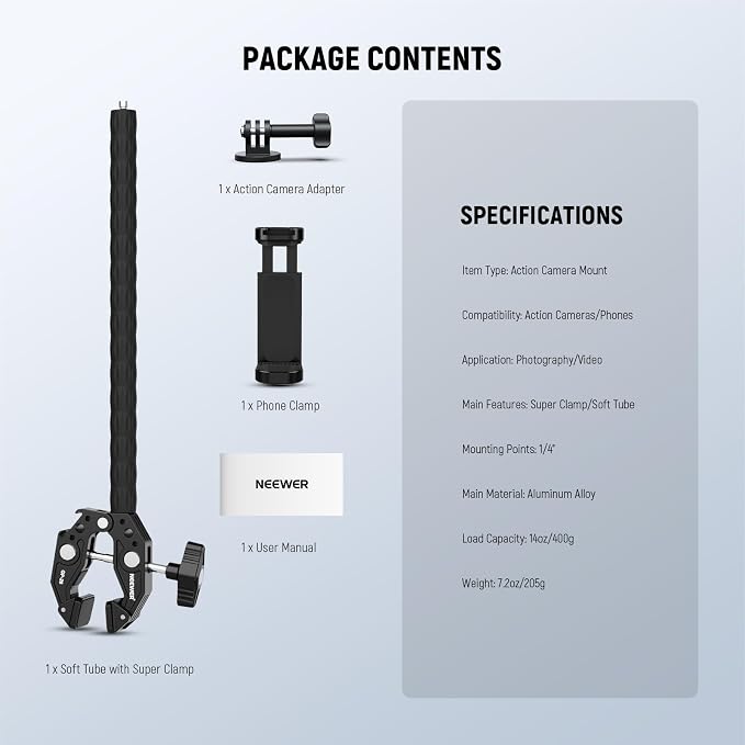 NEEWER Action Camera Mount Kit - Image 7