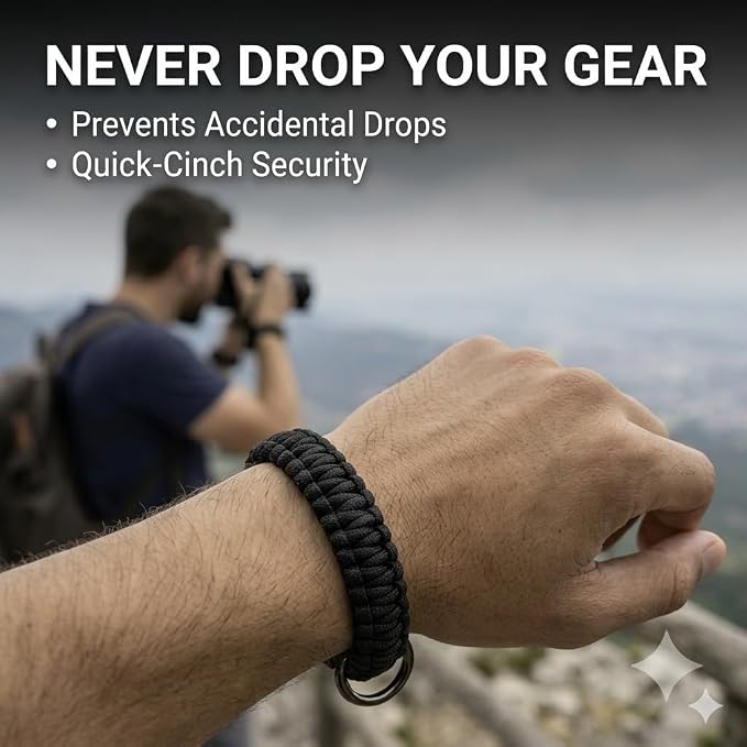 Camera Wrist Strap for Mirrorless Cameras, Quick Release Camera Wrist Strap - Image 9