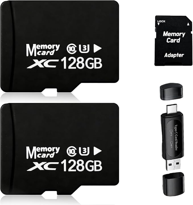 128GB Micro SD Card 2-Pack, High Endurance A1 U3 V30 4K Video Recording - Image 8