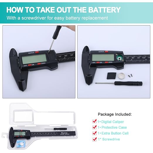 Kynup Digital Caliper, Caliper Measuring Tool - Image 6