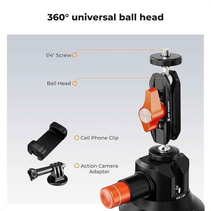 K&F CONCEPT 3" Suction Cup Mount - Image 8