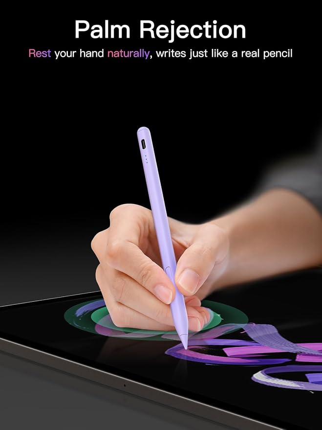 KEEPRO Stylus Pen for iPad 2018-2026, USB-C Fast Charging Pencil, Pixel-Perfect - Image 8