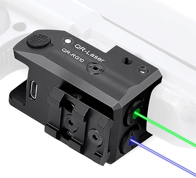 Red Green Purple Blue Laser Light Combo, 800 Lumens Tactical Flashlight Laser - Image 7