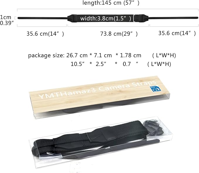 Camera Neck Shoulder Strap for Man Woman Photographers, Wide Strap for SLR DSLR - Image 8
