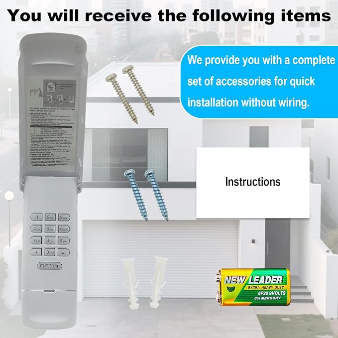 Garage Door Opener Keypad Compatible - Image 8