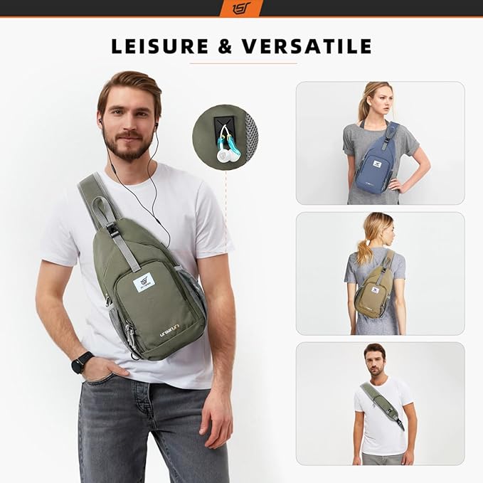 SKYSPER Sling Bag RFID Crossbody Sling Backpack Cross Body Shoulder Bag Travel - Image 6
