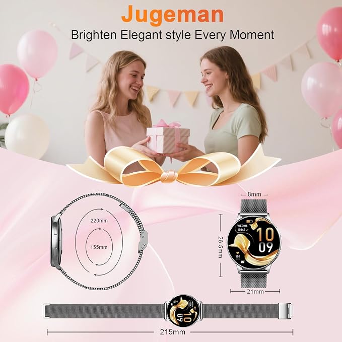 Jugeman Smart Watch for Women, Womens Watch - Image 8