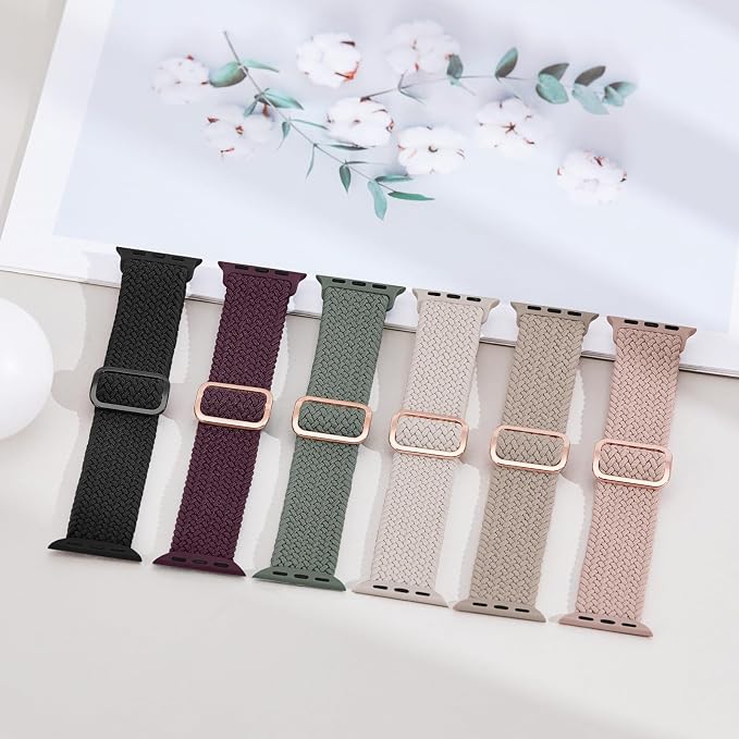 6 Pack Braided Stretchy Bands Compatible - Image 6
