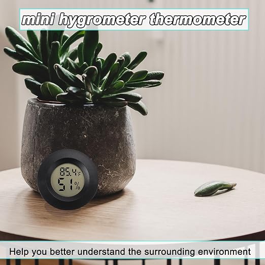 Mini Hygrometer Digital Thermometer Humidity Meter 2 Pack Hygrometer - Image 7