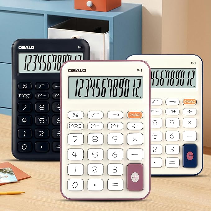 Pendancy Small Desk Calculator Cute, 12 Digit LCD Display, Basic Function - Image 8