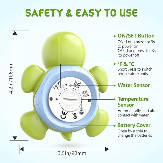 Baby Bath Thermometer, Digital Water Temperature Thermometers - Image 8