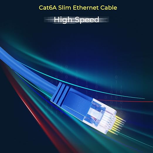 Rapink Patch Cables Cat6a 3ft Slim, Cat6a Ethernet Patch Cable 10G Support - Image 6
