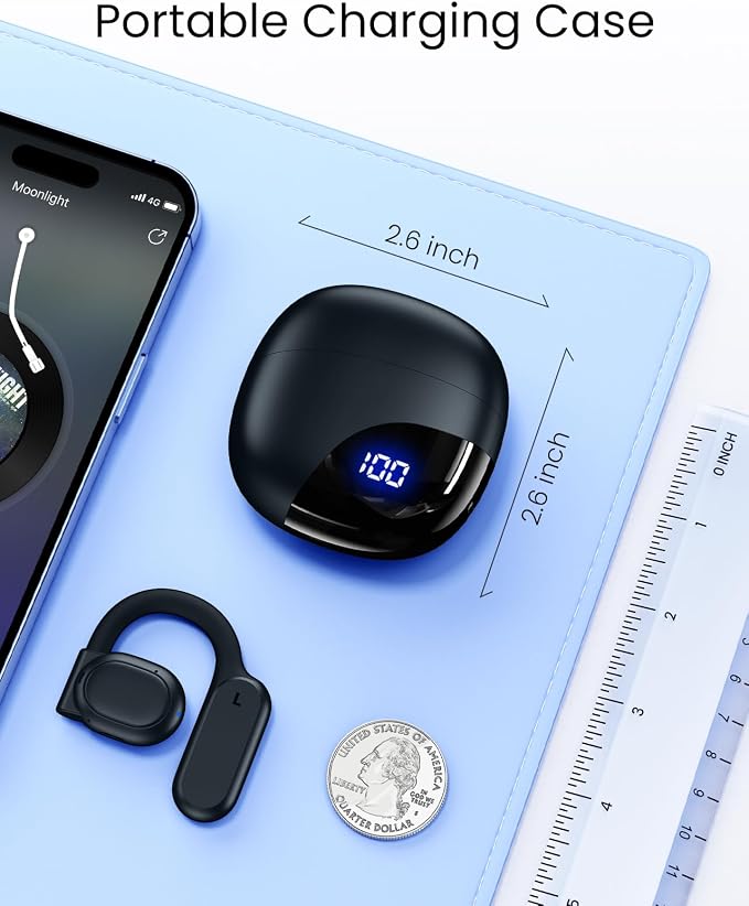 AI Translation Earbuds Real Time 164 Languages 80H Playtime Translator Ear Buds - Image 8