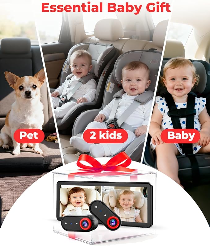 LUCKVIEW BM5PRO 7.2" 1080P HD Baby Car Camera - Image 8