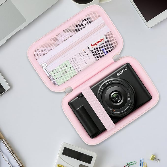 Hard Travel Case for Sony ZV-1F / ZV-1 / ZV-1 II Digital Camera, Storage Holder - Image 7