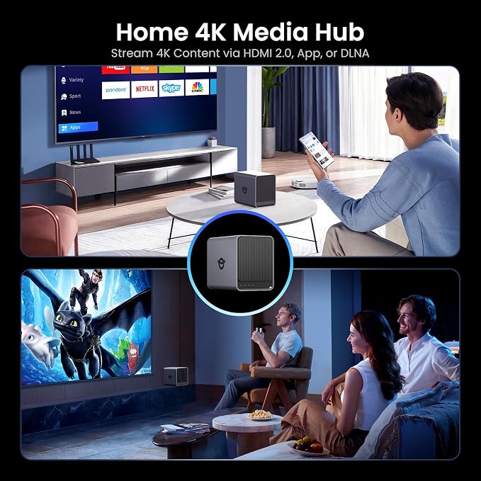 Yxk Zero1 Pro 4-Bay Desktop NAS, Intel N100 Quad-Core CPU, Enthusiasts Home & - Image 9