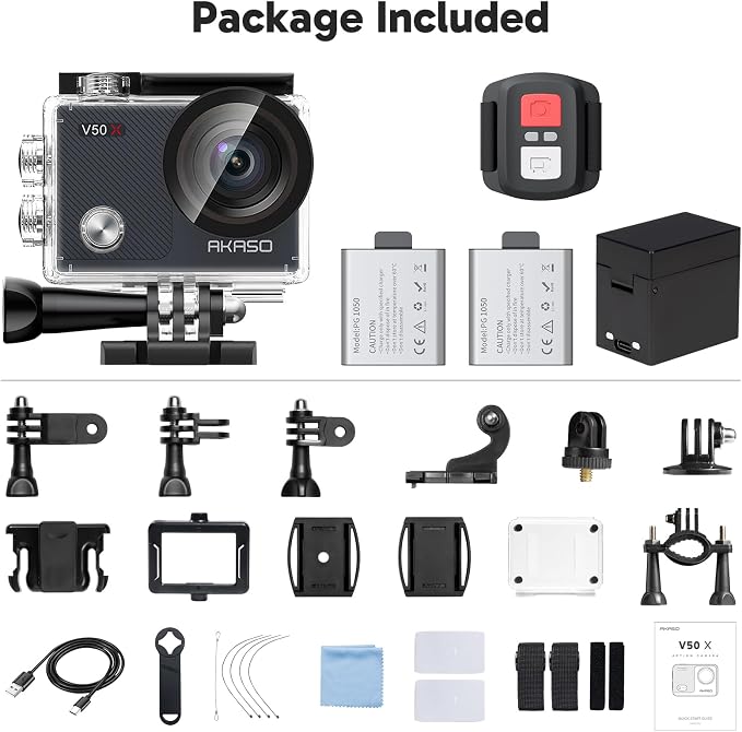 AKASO V50X Native 4K30fps WiFi Action Camera - Image 8