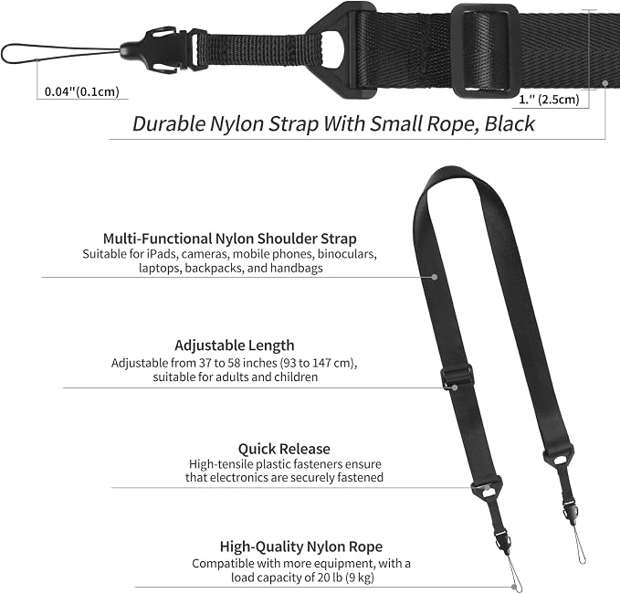FIEIL 5 Pack Replacement Nylon Neck Lanyard, Universal Shoulder Strap - Image 5