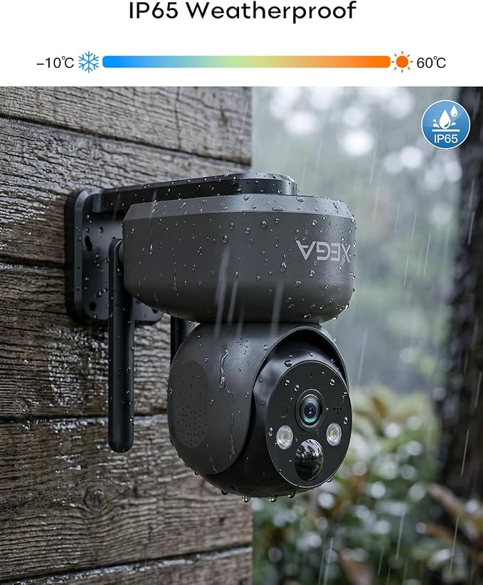 Xega 4G Cellular Security Camera Indoor Wireless, 2K PTZ No WiFi Camera - Image 9