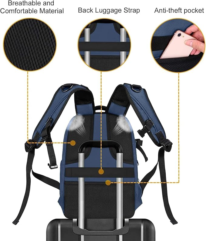 MOSISO Camera Backpack, DSLR/SLR/Mirrorless Photography Camera Bag 15-16 inch - Image 8