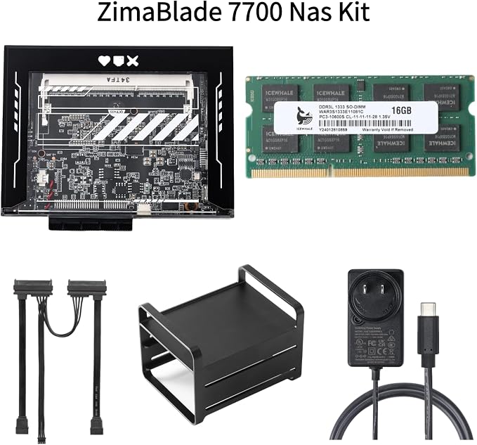 ZimaBlade 7700 x86 Home Server & 2-Bay NAS Kit, Intel Quad-Core, 16GB RAM - Image 9