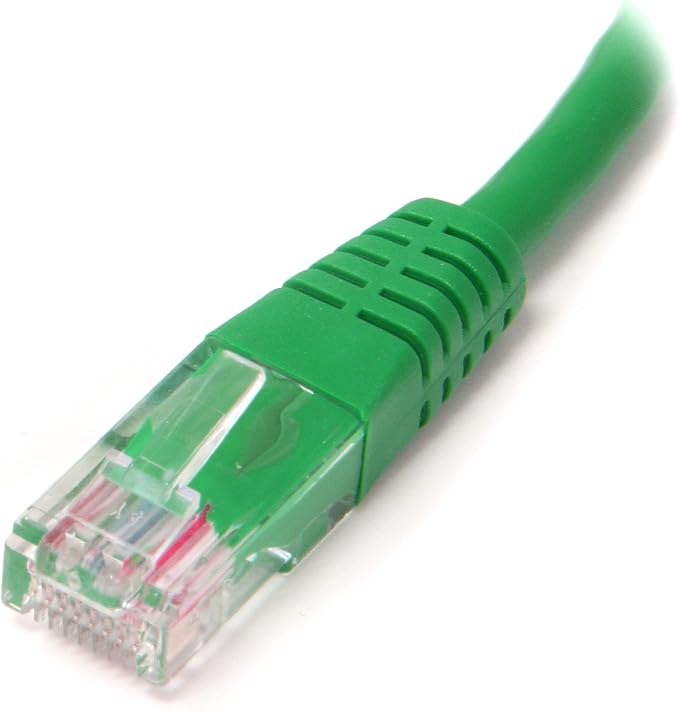 StarTech.com Cat5e Ethernet Cable - 3 ft - Green - Patch Cable - Molded Cat5e - Image 2