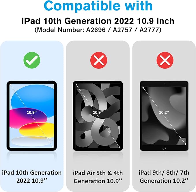 ProCase Screen Protector for iPad A16 2025 11th/10th 2022 Generation, 2 - Image 9