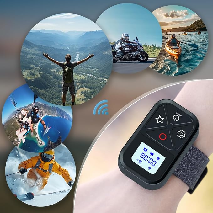 Smart Remote Control for GoPro,Wireless Camera Controller for Hero 12 11 10 9 8 - Image 9